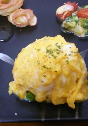 トロふわオムライス-レシピのメイン写真