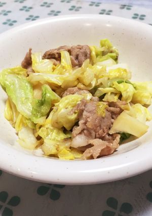 春キャベツと豚肉で、ゴハンがすすむ炒め物-レシピのメイン写真
