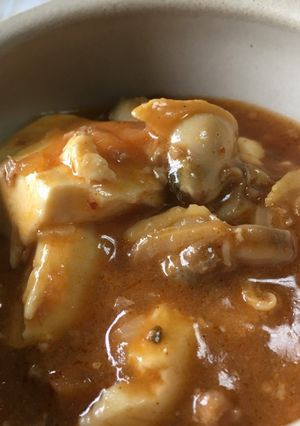 麻婆豆腐inあさり-レシピのメイン写真