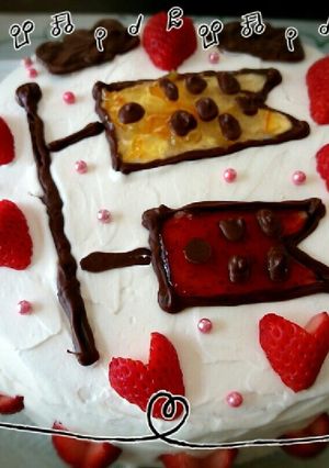 こどもの日に！こいのぼりケーキ♡-レシピのメイン写真
