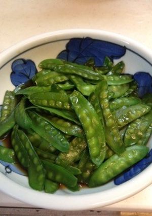 ＊さやえんどうの煮物＊-レシピのメイン写真