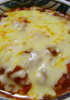 ★簡単！厚揚げミートソースチーズ焼き＊♪-レシピのメイン写真