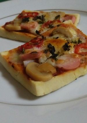 簡単！グルテンフリーの高野豆腐ピザ低糖質-レシピのメイン写真