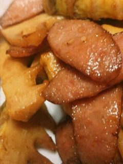 マンネリ解消!!タケノコウインナー焼肉味-レシピのメイン写真