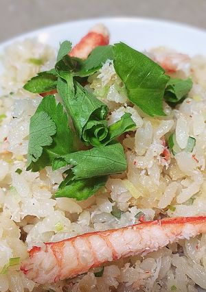 蟹缶で♪かにご飯-レシピのメイン写真