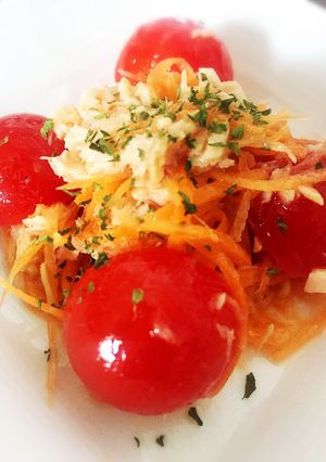 人参消費♪おつまみサラダ-レシピのメイン写真