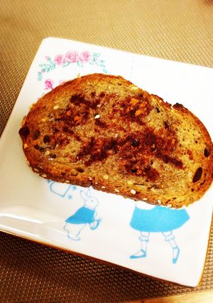 朝食に♪ココナッツオイルトースト-レシピのメイン写真
