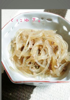 節約救済★春雨ともやしと挽き肉の炒め煮-レシピのメイン写真