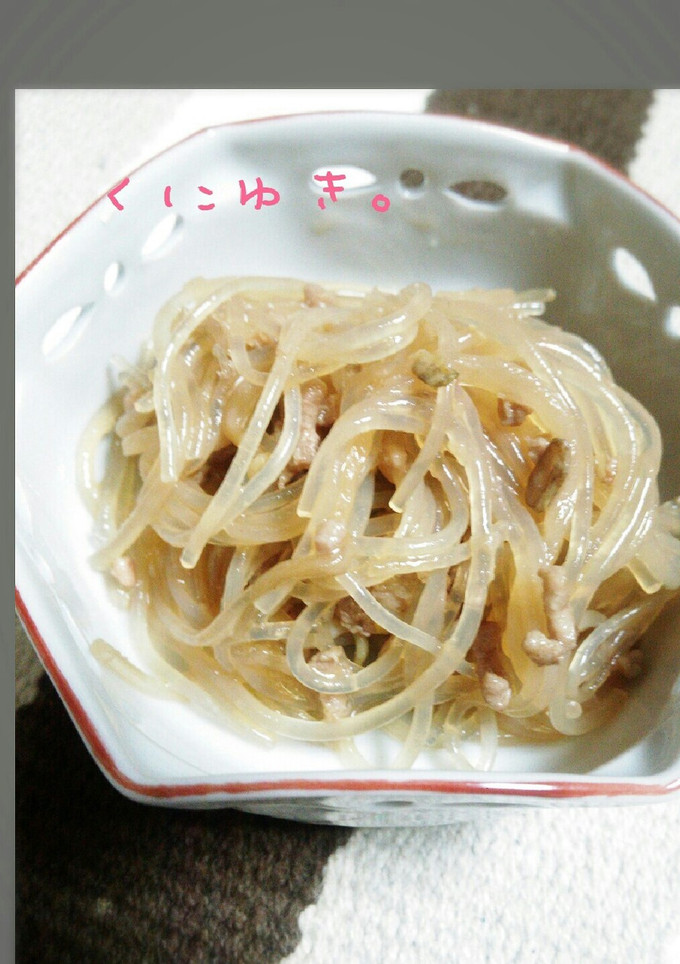 節約救済★春雨ともやしと挽き肉の炒め煮-レシピのメイン写真