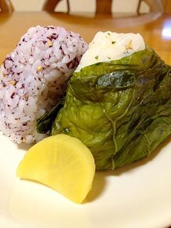 漬物でおにぎり-レシピのメイン写真