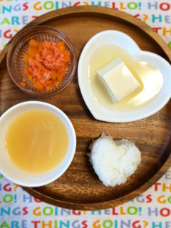 離乳食 中期【豆腐のだしあんかけ】-レシピのメイン写真