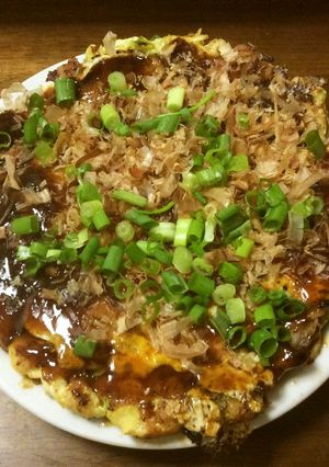 糖質制限！大豆粉でふんわりお好み焼き-レシピのメイン写真