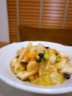 鶏ささみの中華あんかけ-レシピのメイン写真