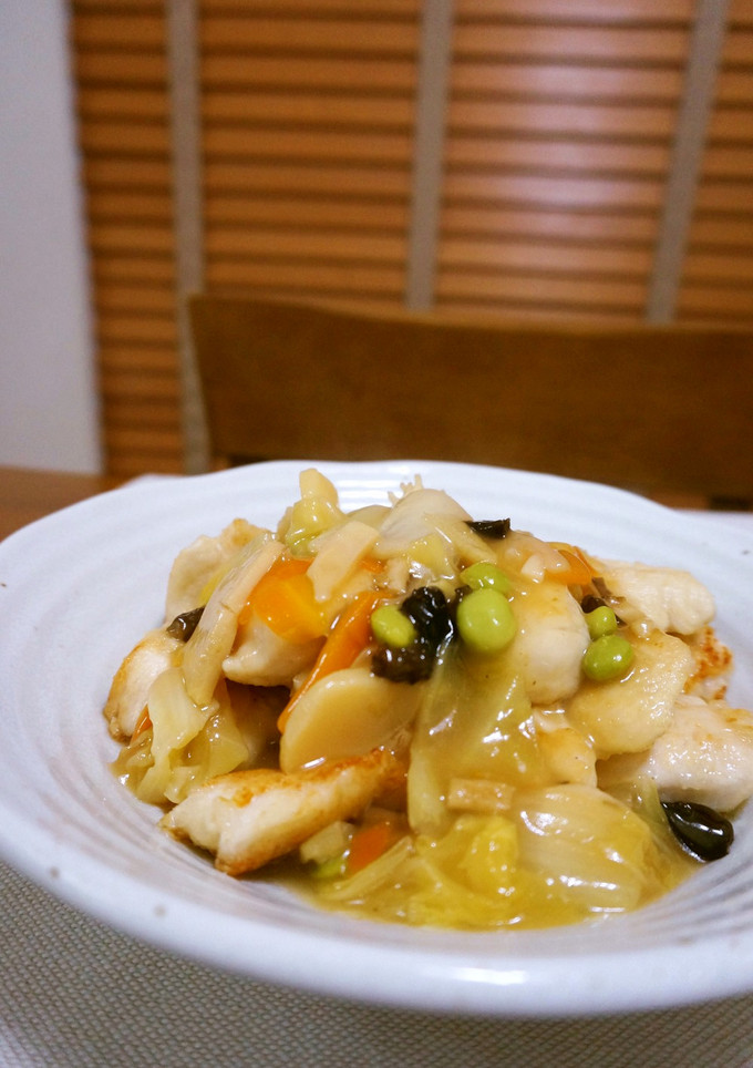 鶏ささみの中華あんかけ-レシピのメイン写真