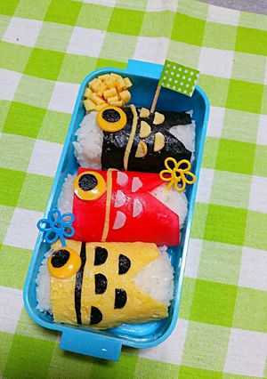 キャラ弁♪こいのぼり(^^)b-レシピのメイン写真