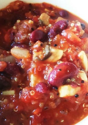 簡単！キヌアと豆のスパイシートマト煮-レシピのメイン写真