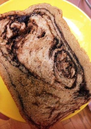 HB コーヒー＆マーブルチョコ食パン-レシピのメイン写真