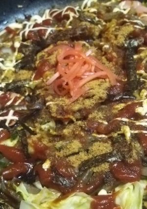 超簡単！低糖質グルテンフリーお好み焼き-レシピのメイン写真