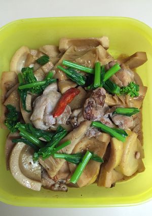 たけのこと鶏肉のこってり煮-レシピのメイン写真