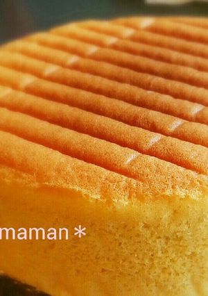 誰でも出来る！共立てスポンジケーキ♪-レシピのメイン写真