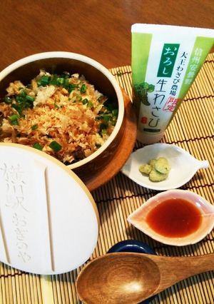釜飯・山葵ご飯☆わさび農場のわさび丼♪-レシピのメイン写真