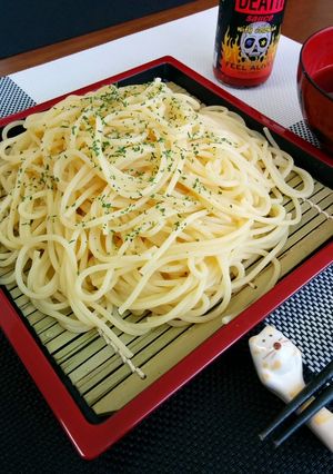ざるスパ-レシピのメイン写真