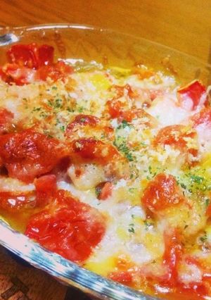 タコとトマトのオーブン焼き-レシピのメイン写真