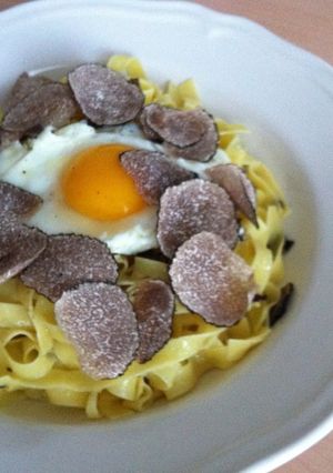 トリュフと卵のパスタ！-レシピのメイン写真