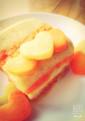 犬用) 材料2つ!簡単ケーキおやつ-レシピのメイン写真