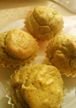 ほんのり香る♪簡単緑茶マフィン-レシピのメイン写真