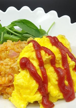 キャロットオムライス-レシピのメイン写真