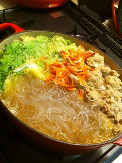 桜海老の春雨肉団子鍋-レシピのメイン写真