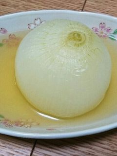 新玉ねぎのまるごとスープ♪-レシピのメイン写真