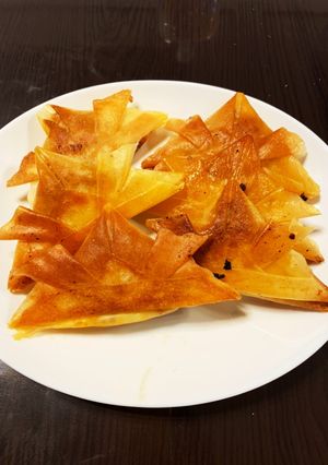 子供の日に☆ミートチーズ兜春巻き☆-レシピのメイン写真
