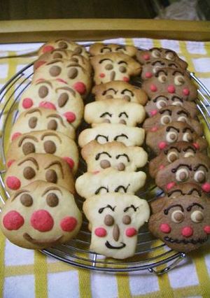 アンパンマンクッキー-レシピのメイン写真