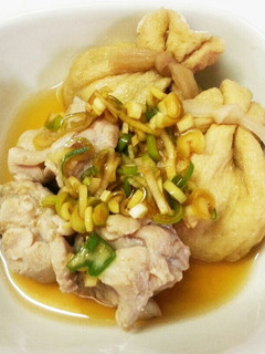ネギの醤油漬けで食べるおでん風煮-レシピのメイン写真