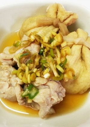 ネギの醤油漬けで食べるおでん風煮-レシピのメイン写真