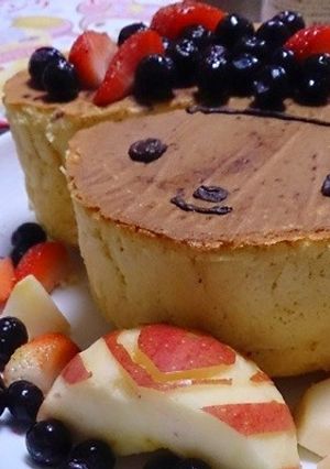 マイメロディの厚焼きパンケーキ-レシピのメイン写真