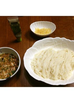 冷やしひっぱりそうめん-レシピのメイン写真