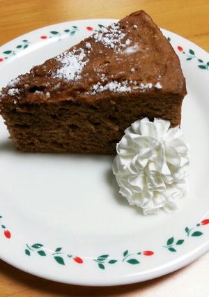 ふわふわチョコレートケーキ(レンジ)-レシピのメイン写真