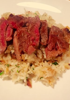 ガーリックチャーハンwithステーキ☆-レシピのメイン写真