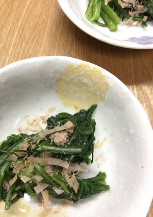 菊菜のおかか和え-レシピのメイン写真