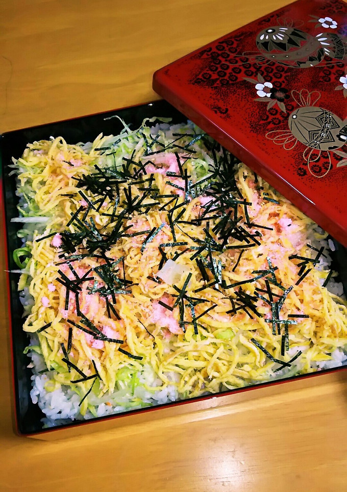 簡単♪想定外からのサラダちらし寿司(涙)-レシピのメイン写真