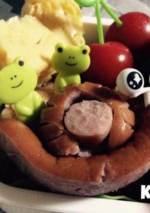 キャラ弁☆おかず☆ソーセージのカタツムリ-レシピのメイン写真