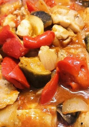 鶏肉のトマト煮-レシピのメイン写真