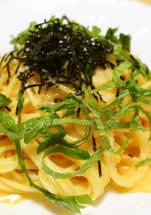 簡単で美味しい明太クリームパスタ-レシピのメイン写真