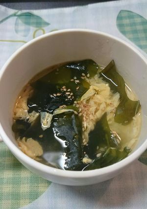 韓国ドラマのワカメスープ(笑)-レシピのメイン写真