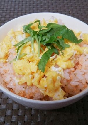簡単彩り鮭ご飯-レシピのメイン写真