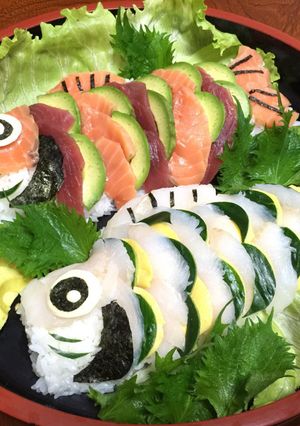 こどもの日に☆鯉のぼり寿司-レシピのメイン写真
