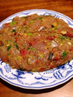 日本の味!鯵のなめろう-レシピのメイン写真